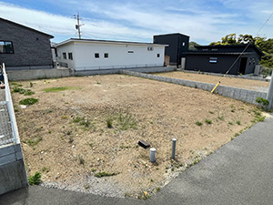 日向市日知屋深溝｜高台の分譲地 66.37坪｜伊勢ケ浜・大御神社近く