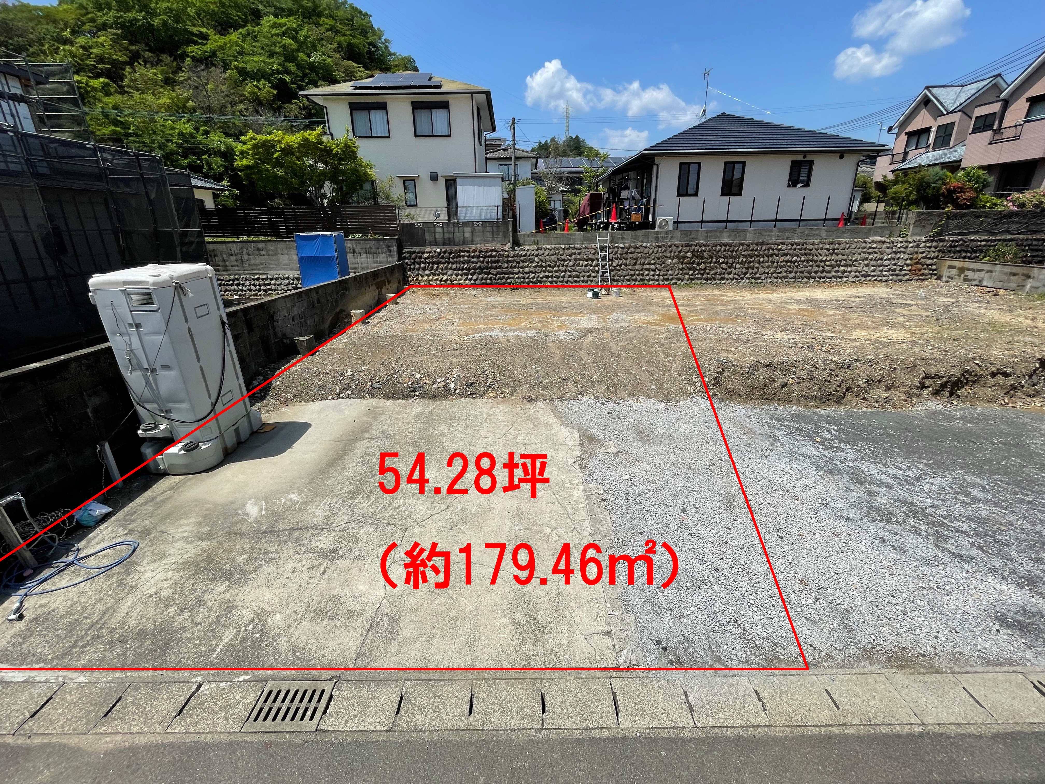 日向市不動寺 高台住宅地 土地 現地写真