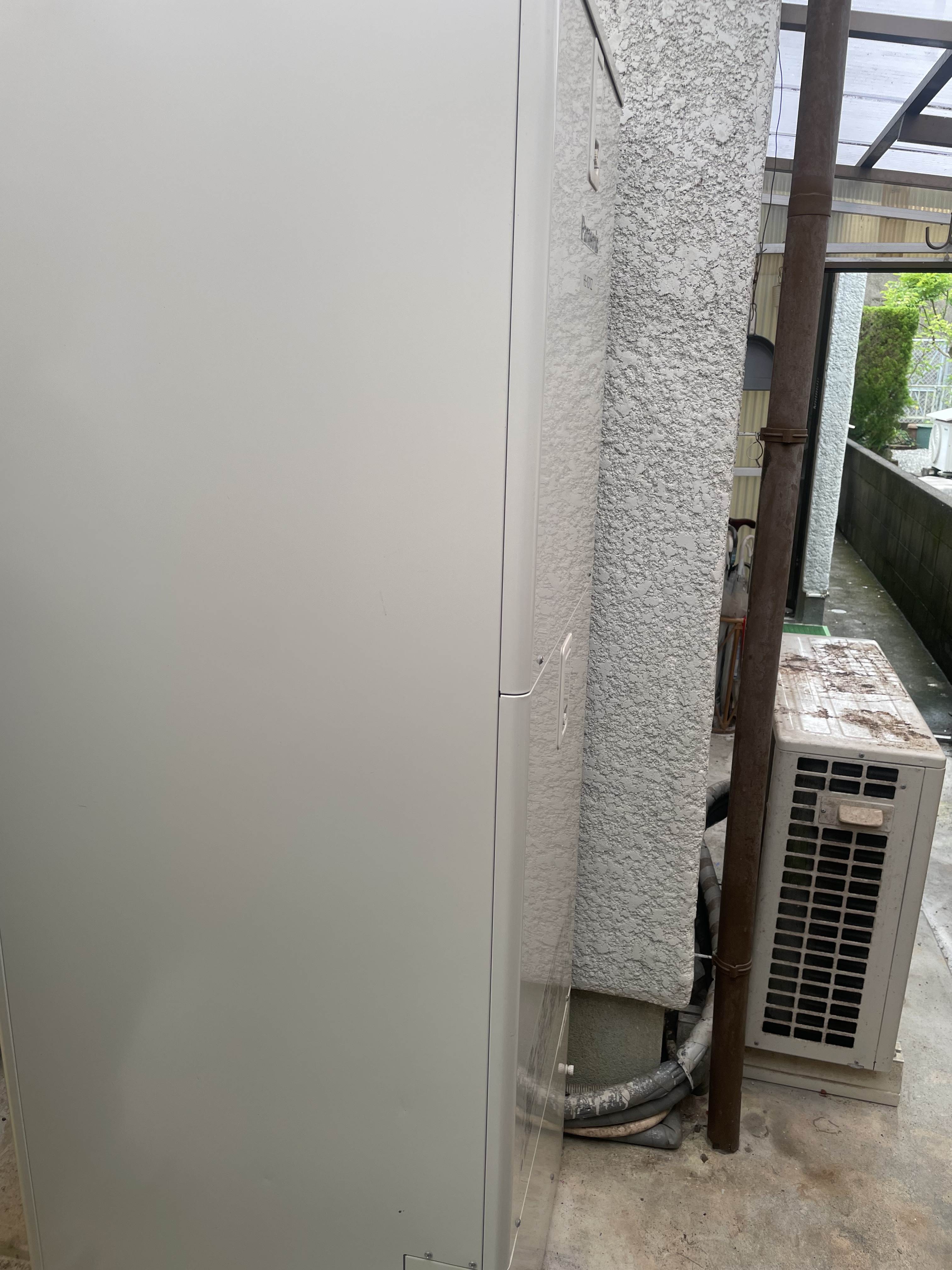 合志市須屋 エコキュート交換前 施工事例