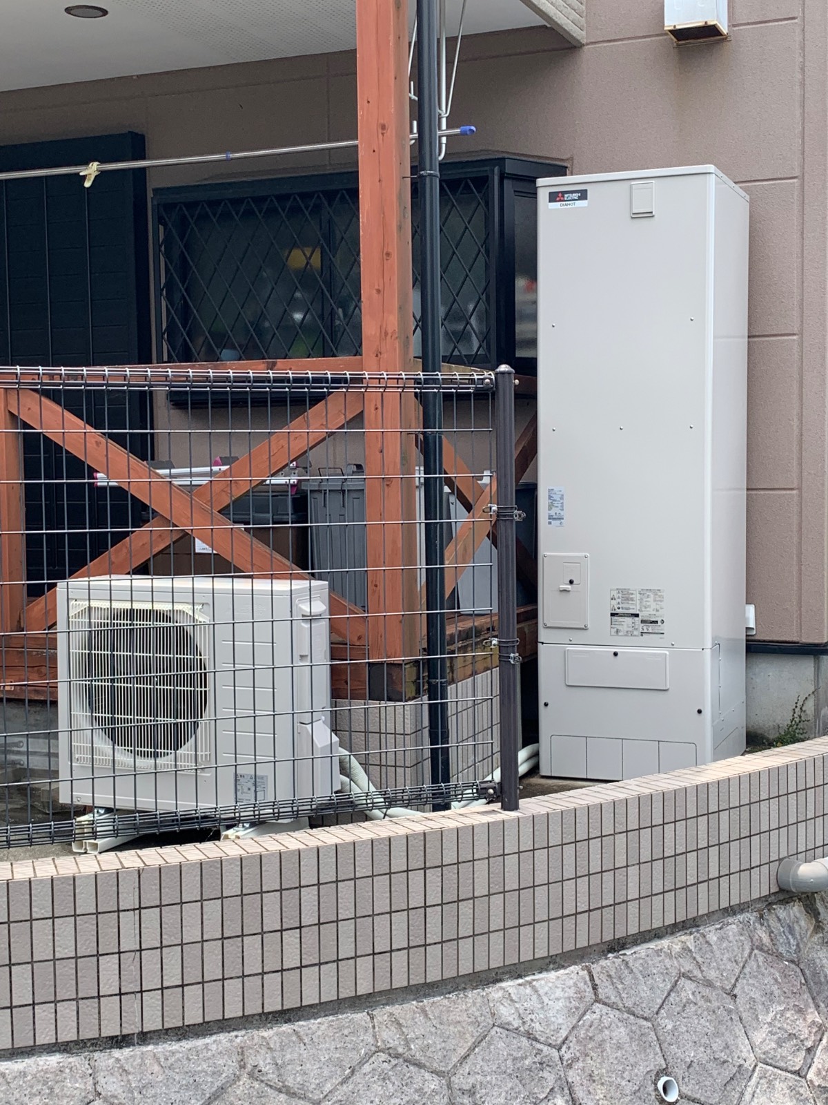 玉名市立願寺 エコキュート交換後 施工事例