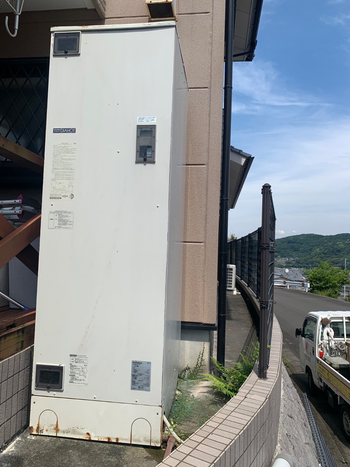 玉名市立願寺 エコキュート交換前 施工事例