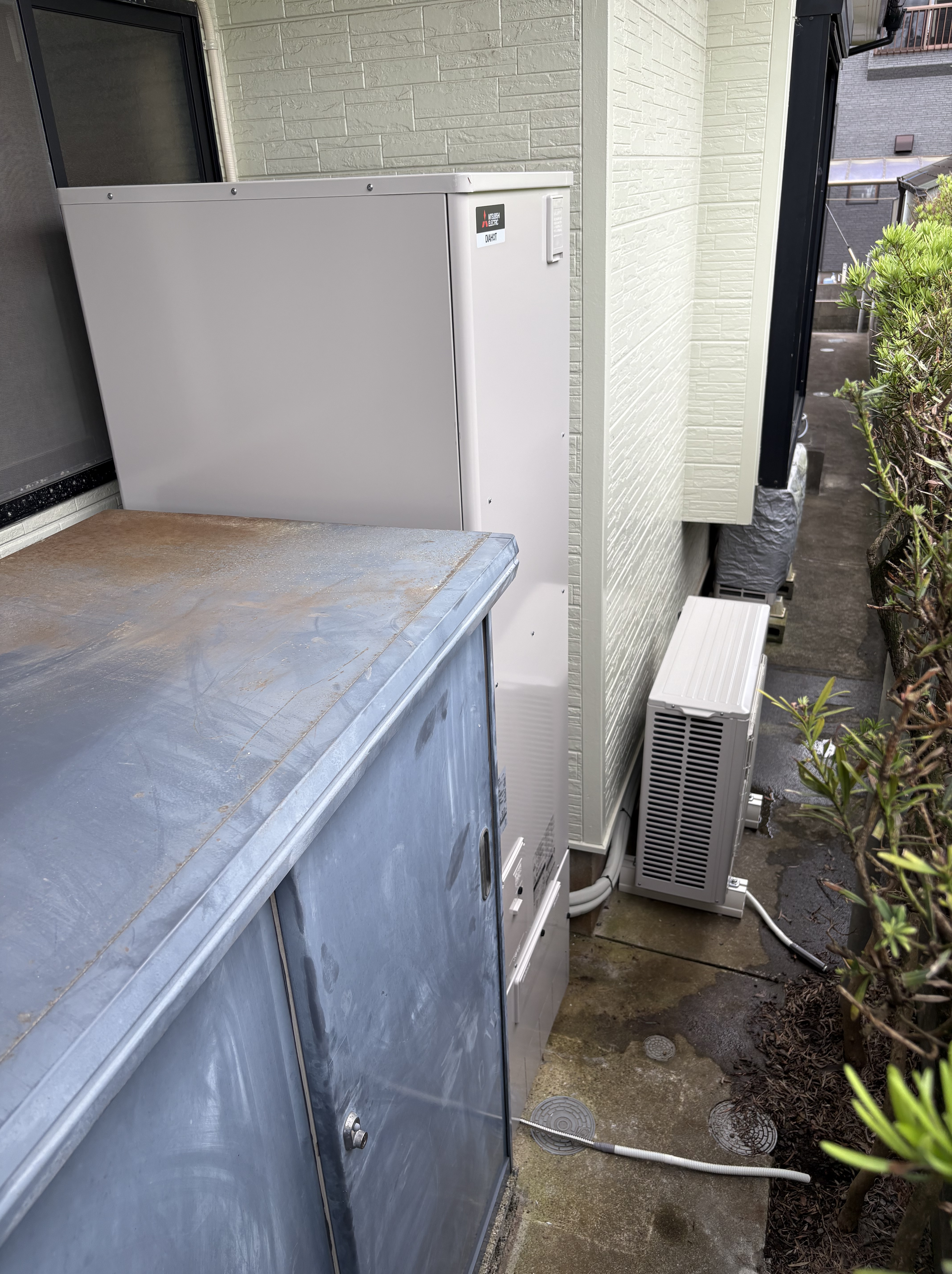 宇城市松橋町 三菱SRT-S377 エコキュート交換後の写真
