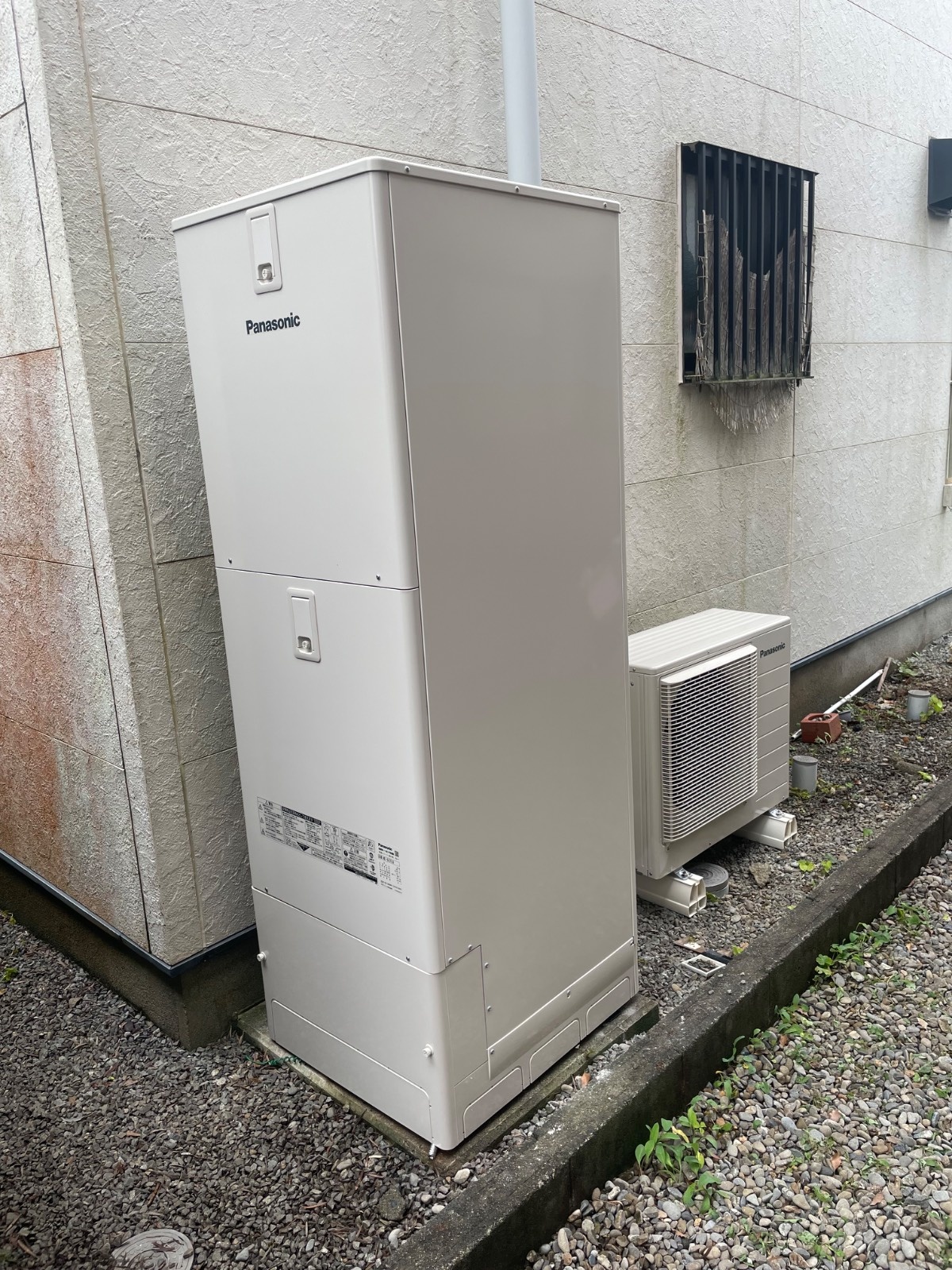 八代市鏡町有佐で設置したPanasonic エコキュート HE-S37LQS