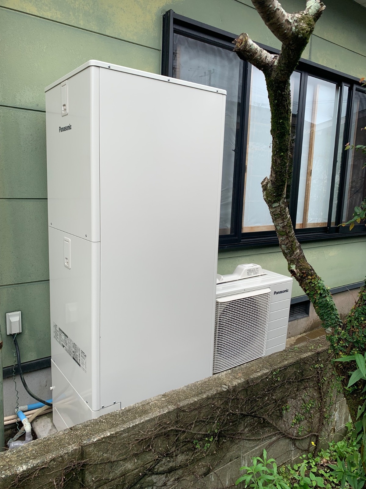 八代市松江町で設置したパナソニック エコキュート HE-S37LQS