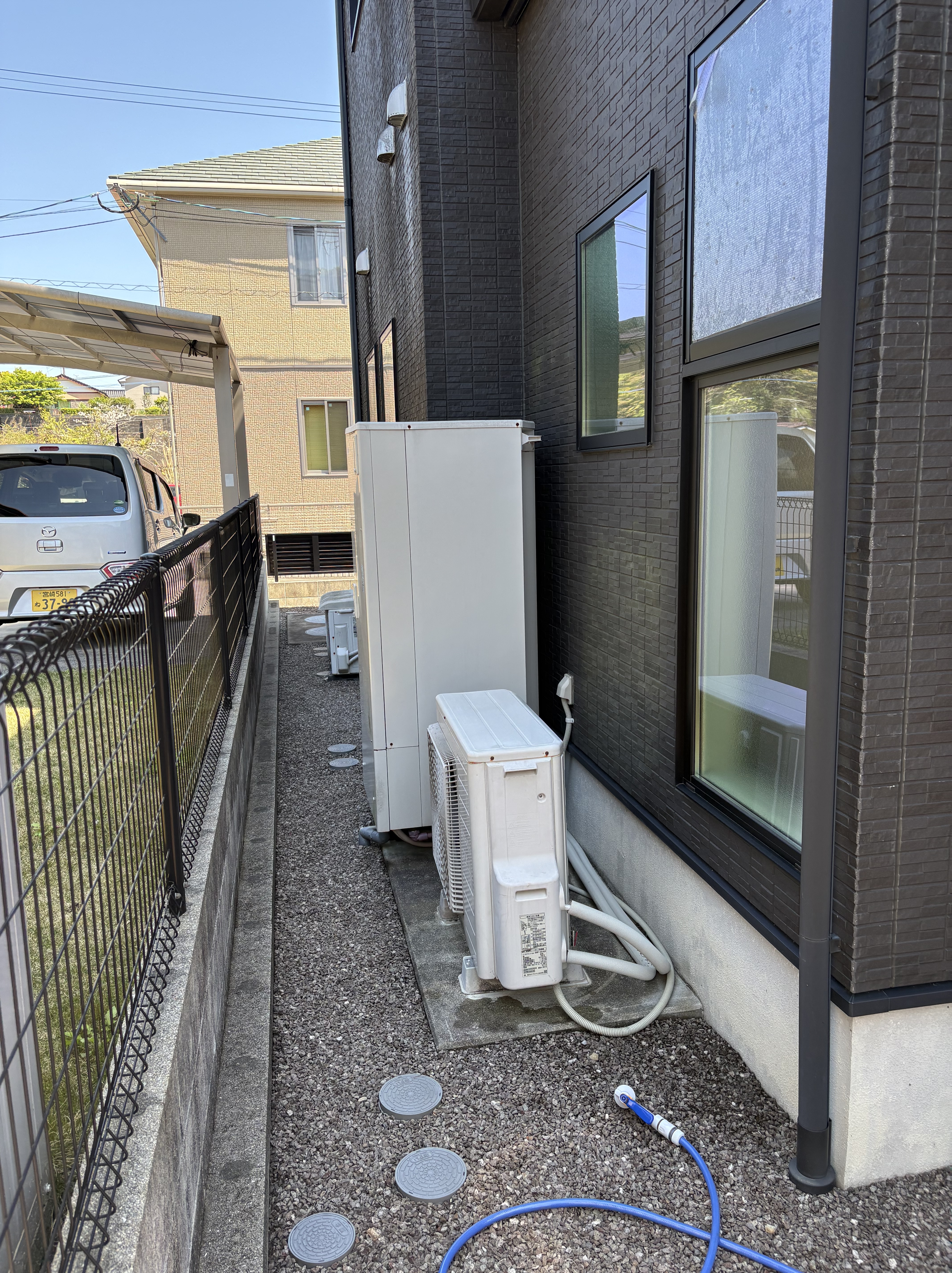 八代市高島町 エコキュート交換前 施工事例