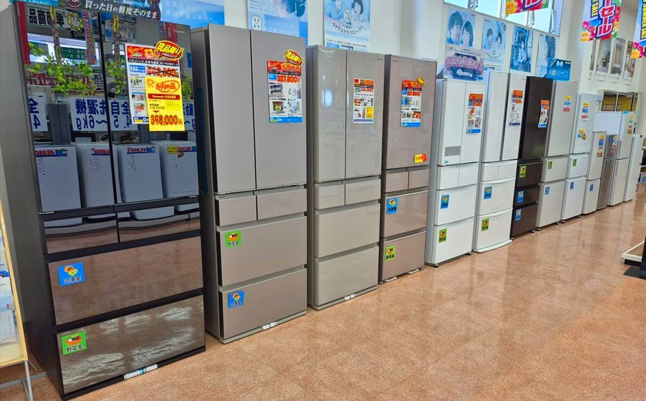 販売中の大型・小型冷蔵庫