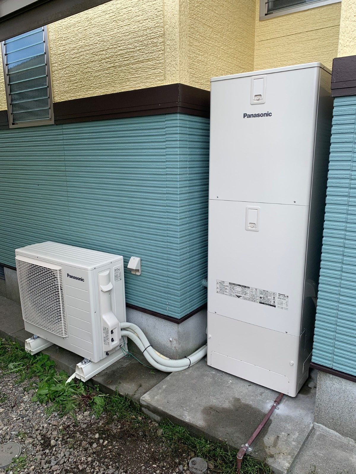 八代市日奈久栄町で設置したPanasonic エコキュート HE-S37LQS