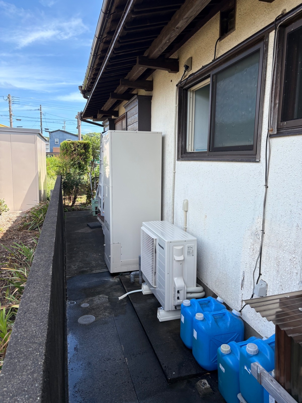 八代市麦島西町で設置したPanasonicエコキュート HE-S37LQS